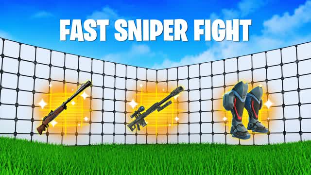 FAST SNIPER FIGHT (ABC) — Fortnite Creative map cover art