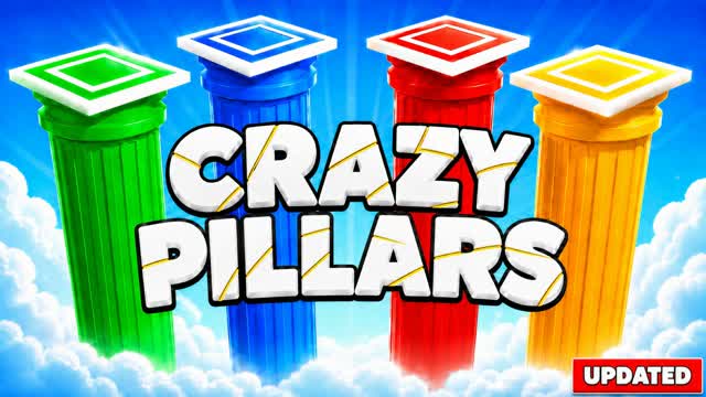 CRAZY PILLARS [FFA] — Fortnite Creative map cover art