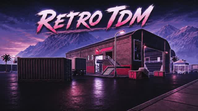 Retro TDM — Fortnite Creative map cover art