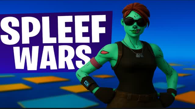 SPLEEF ZONE WARS — Fortnite Creative map cover art