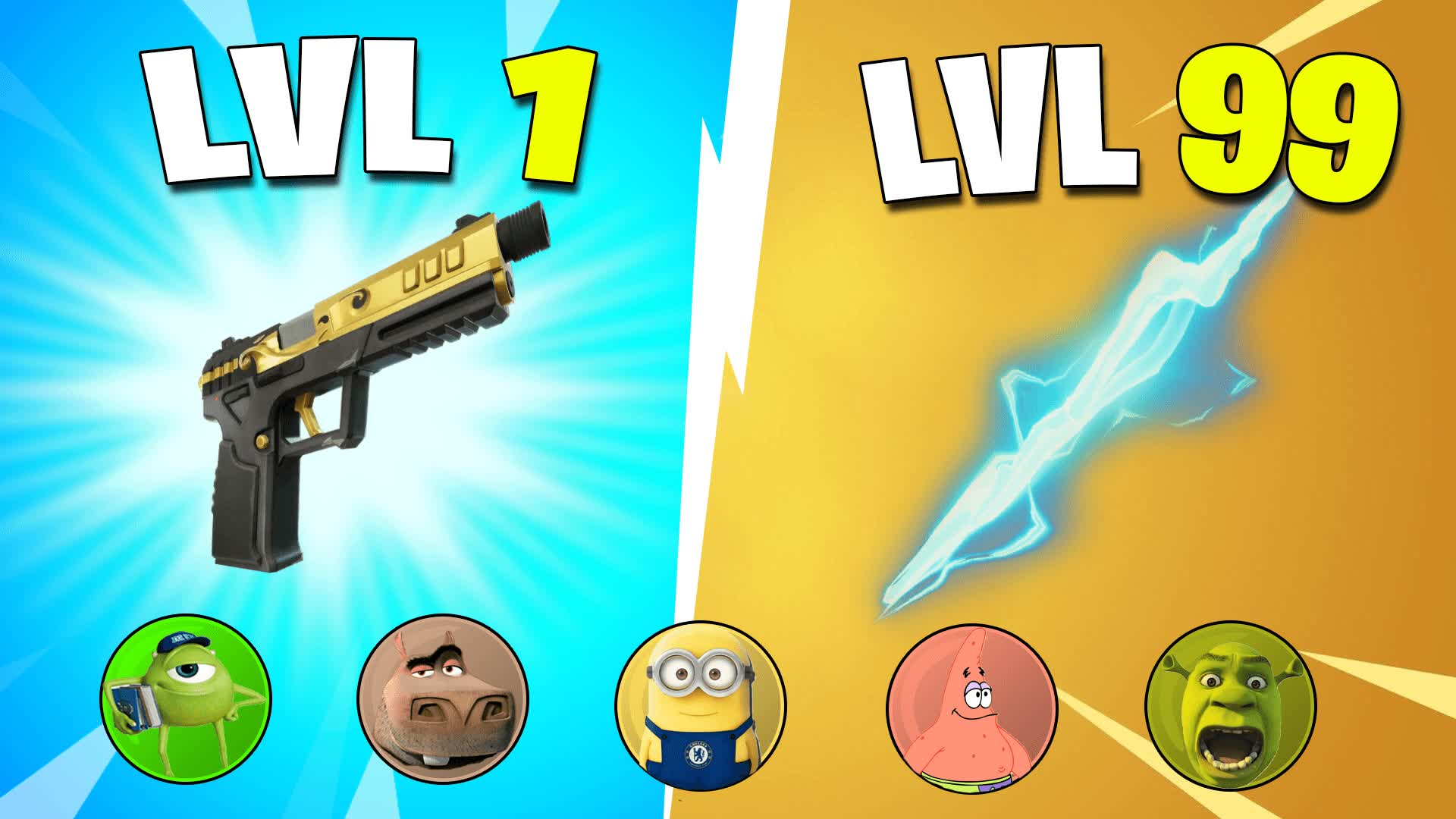 MEME ⭐ GUN GAME — Fortnite Creative map