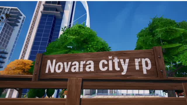 NOVARA CITY RP — Fortnite Creative map cover art