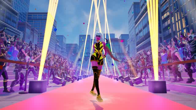 Fashion show: VIP Stars — Fortnite Creative map cover art
