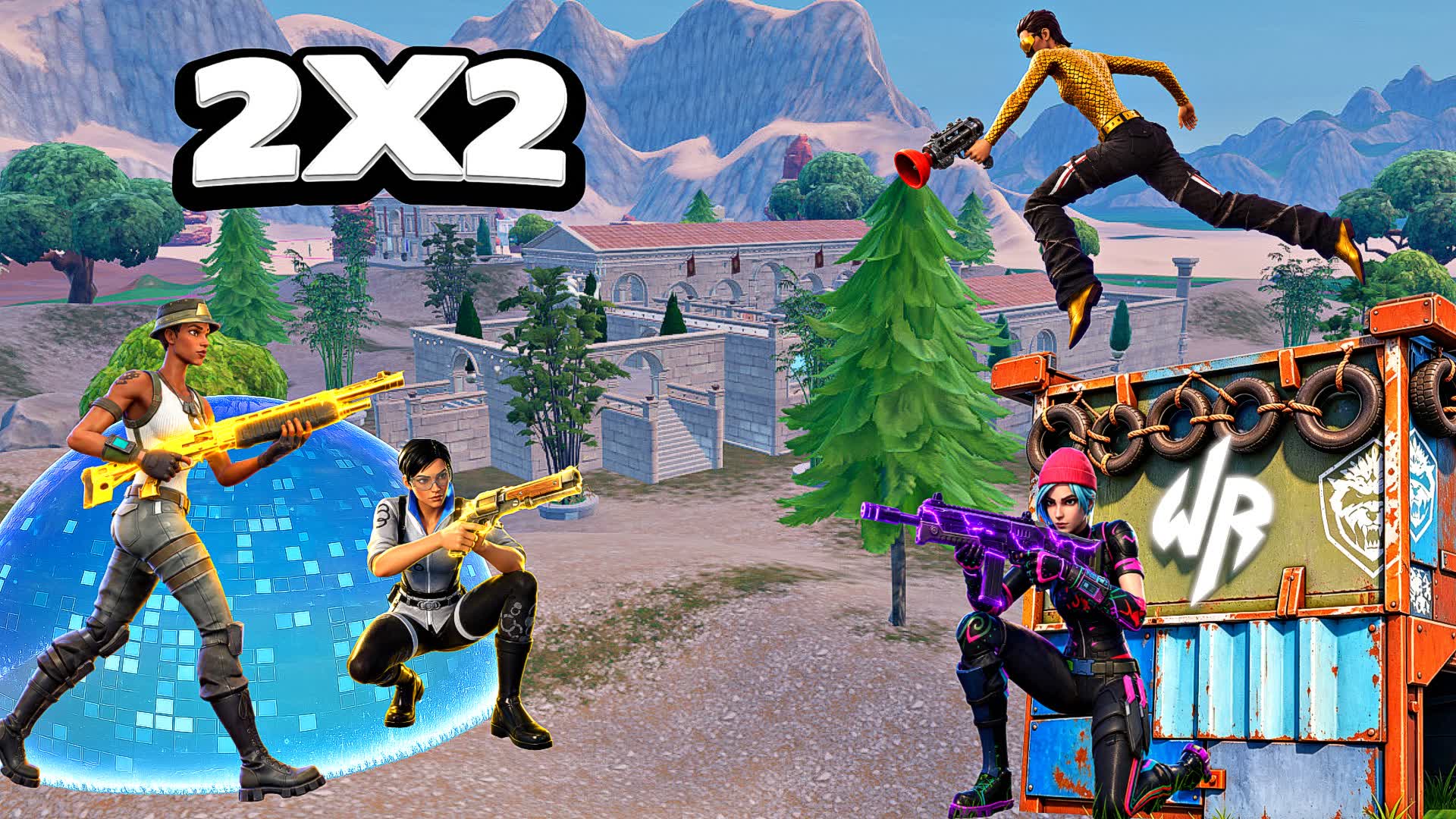 SPEED 2V2 ZERO BUILD — Fortnite Creative map