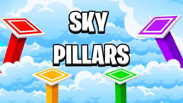 THE SKY PILLARS ☁️ — Fortnite Creative map cover art