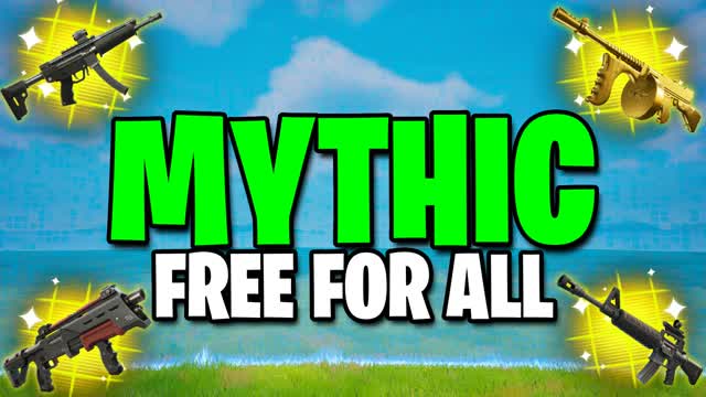Mythic Free For All 1v1 — Fortnite Creative map cover art