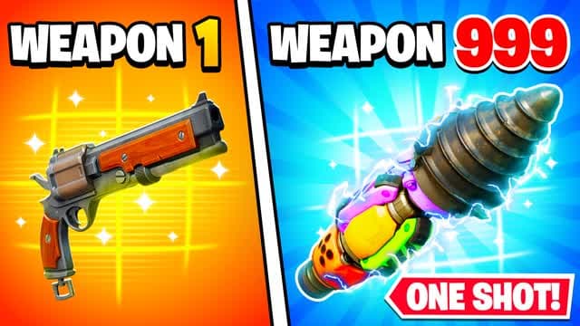 MEGA GUN GAME ⭐️ — Fortnite Creative map cover art