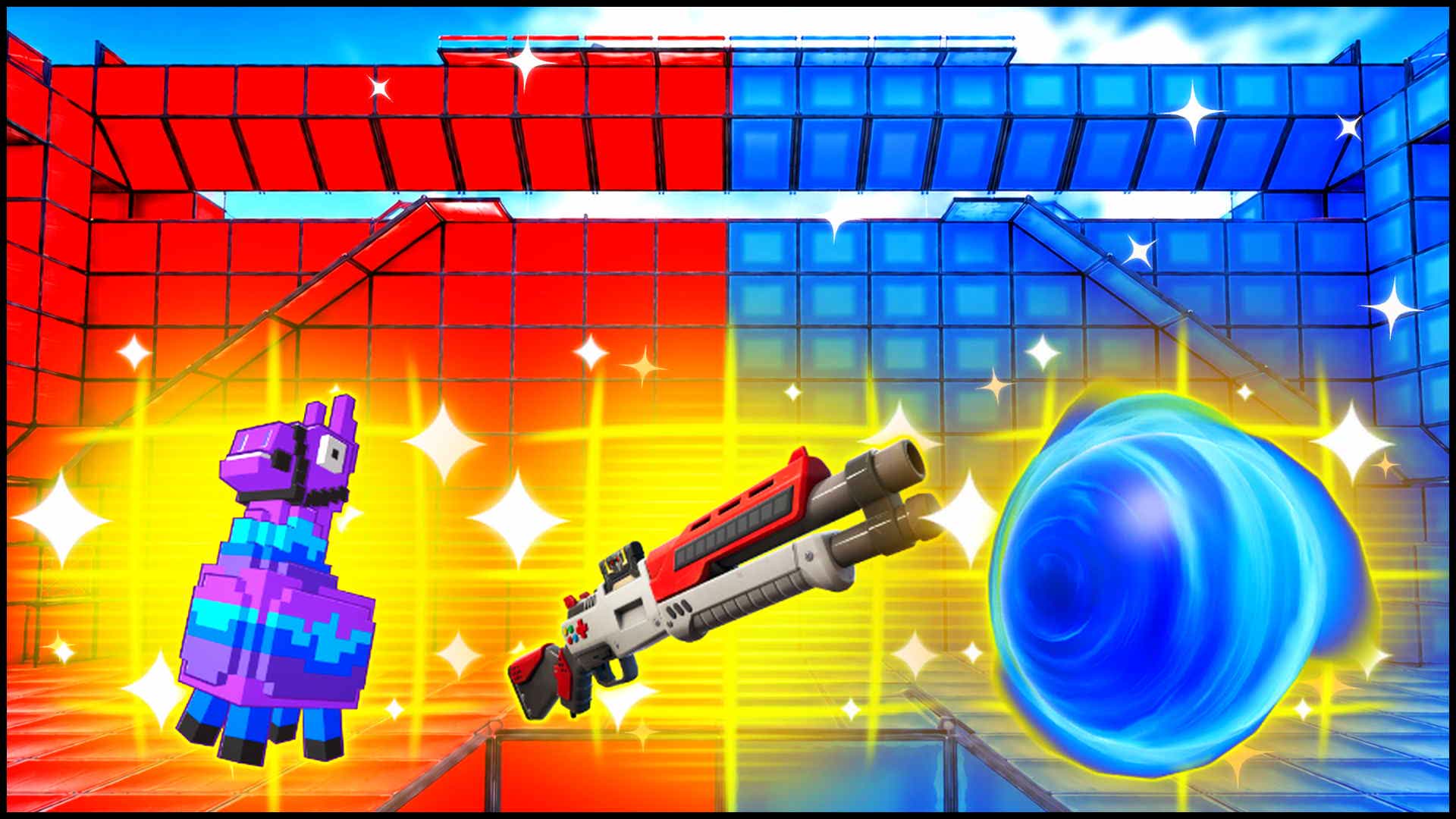 RED VS BLUE AIM POLISH 🔴🔵 — Fortnite Creative map