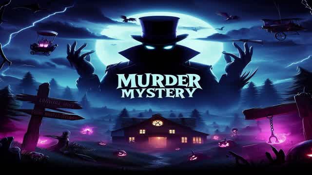 MURDER MYSTERY [Dark Edition] — Fortnite Creative map cover art