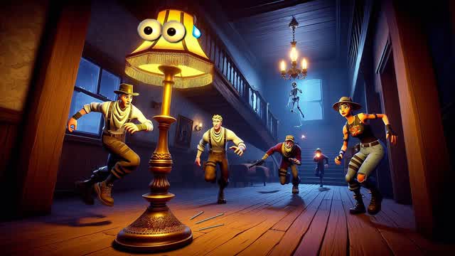 🎃 Haunted Mansion Prop Hunt 👻 — Fortnite Creative map cover art
