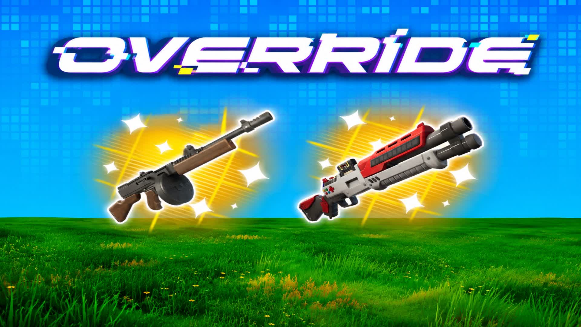 OVERRIDE 1V1V1 — Fortnite Creative map