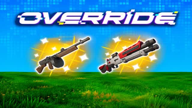 OVERRIDE 1V1V1 — Fortnite Creative map