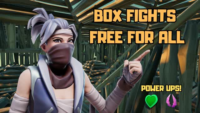 BOX FIGHTS FREE FOR ALL — Fortnite Creative map cover art