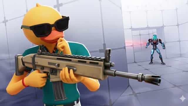 RED VS BLUE SECRET — Fortnite Creative map