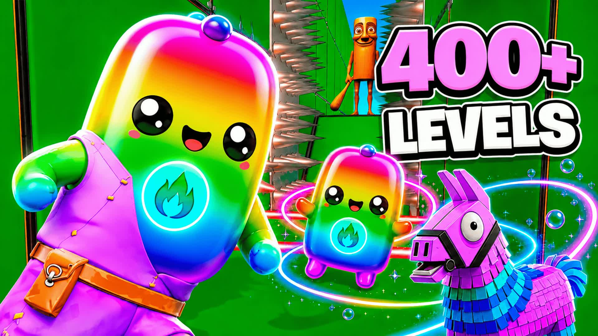 🌟BOSS PARKOUR 400+🌟 — Fortnite Creative map