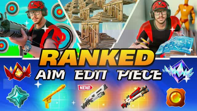 Red vs Blue Mega Frenzy 🔴🔵 — Fortnite Creative map cover art
