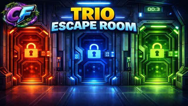 Trio Escape Room 2026 2 — Fortnite Creative map cover art