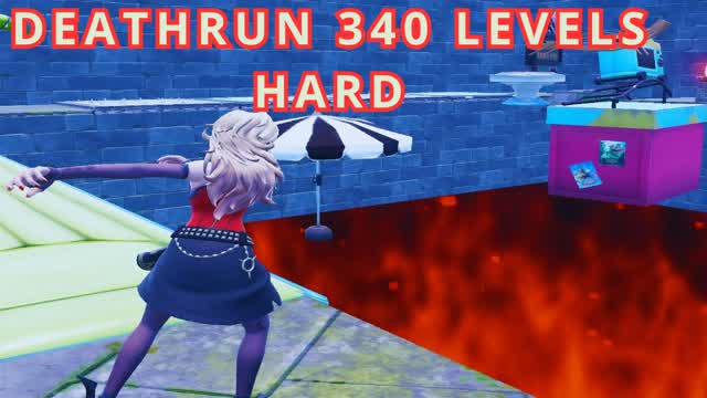 DEATHRUN 340 LEVELS HARD — Fortnite Creative map