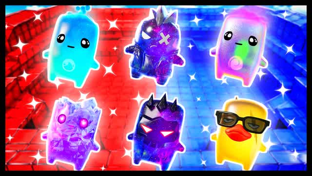 BLUE VS RED STEADY UNDER FIRE 🔵🔴 — Fortnite Creative map
