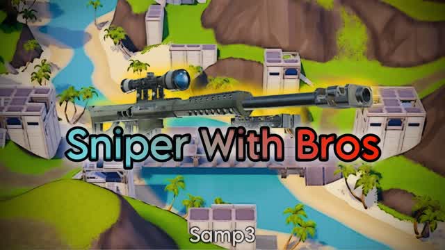 Sniper with bros — Fortnite Creative map cover art