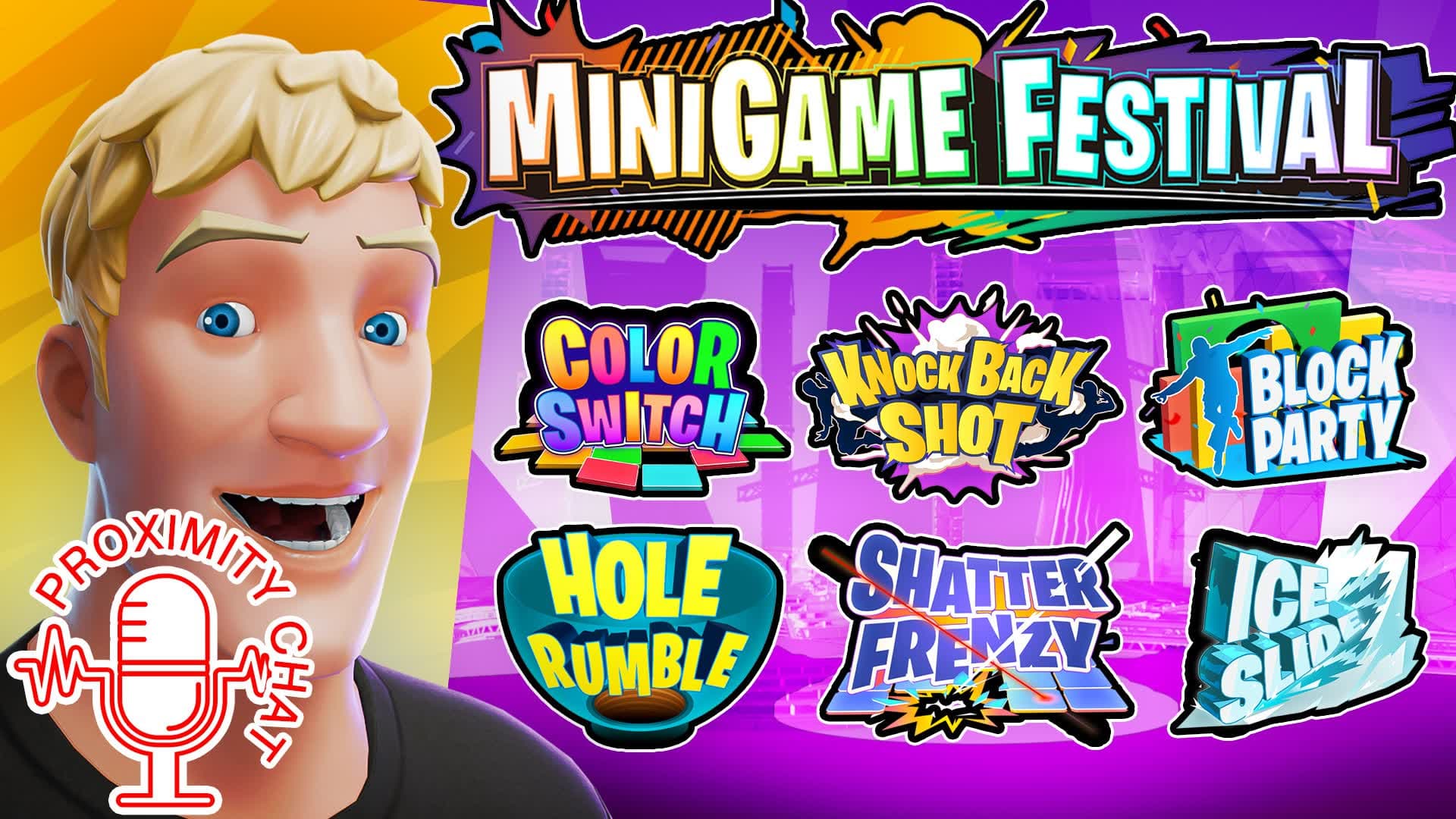 MINIGAME FESTIVAL🏆 — Fortnite Creative map