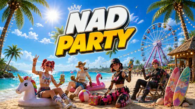 PARTY NAD — Fortnite Creative map cover art