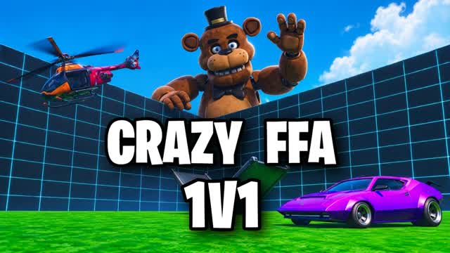 CRAZY 1v1 FFA | All Weapons And Vehicles — Fortnite Creative map