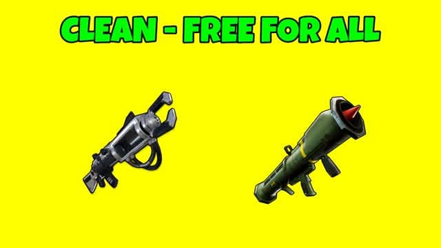 CLEAN - FREE FOR ALL — Fortnite Creative map