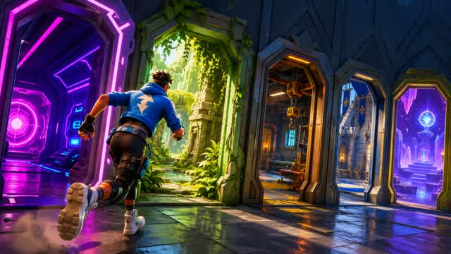 1v1 In Every Room — Fortnite Creative map cover art