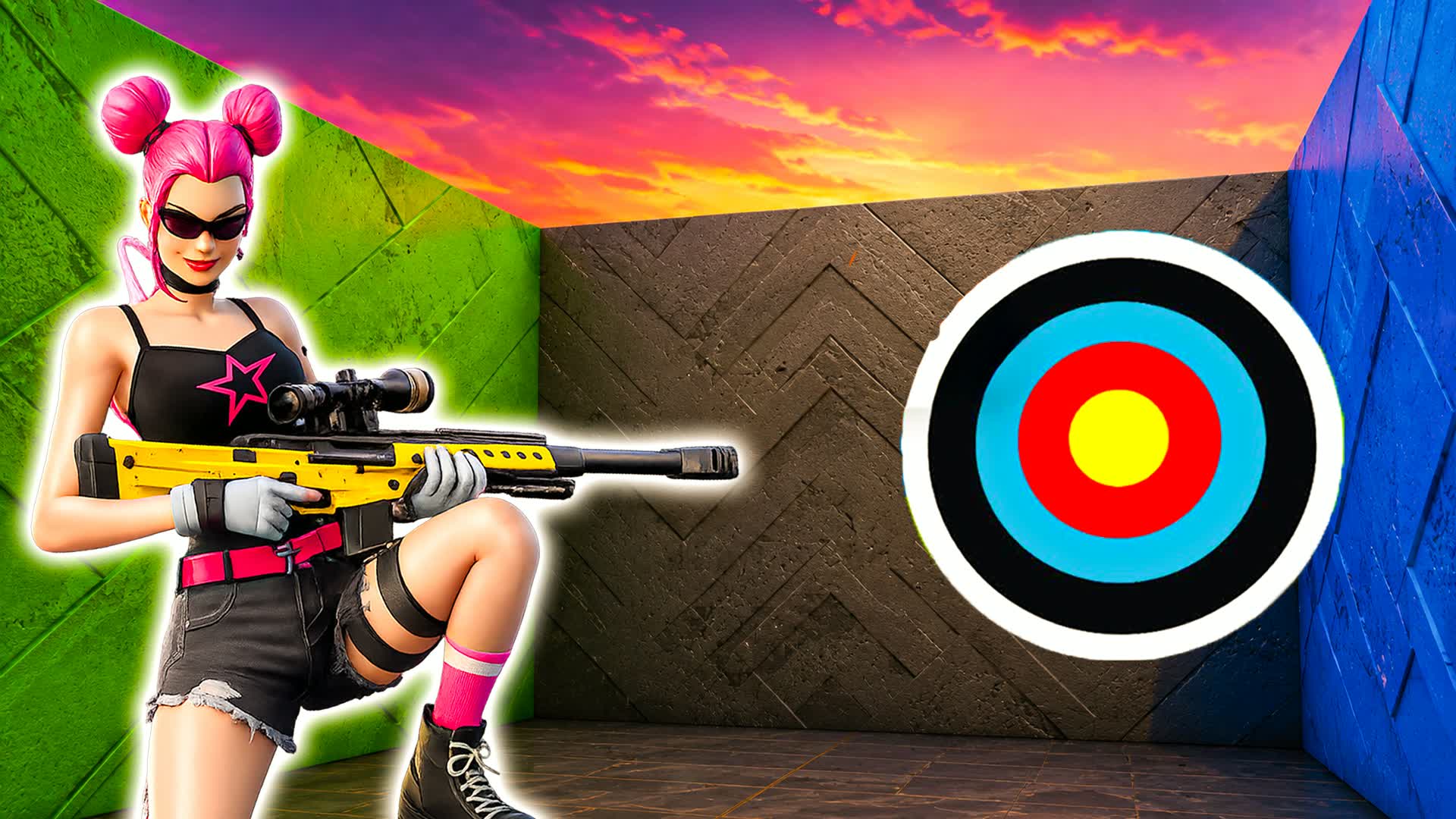 UNC CRAZY WOW SUPER TRICKSHOT UNC — Fortnite Creative map