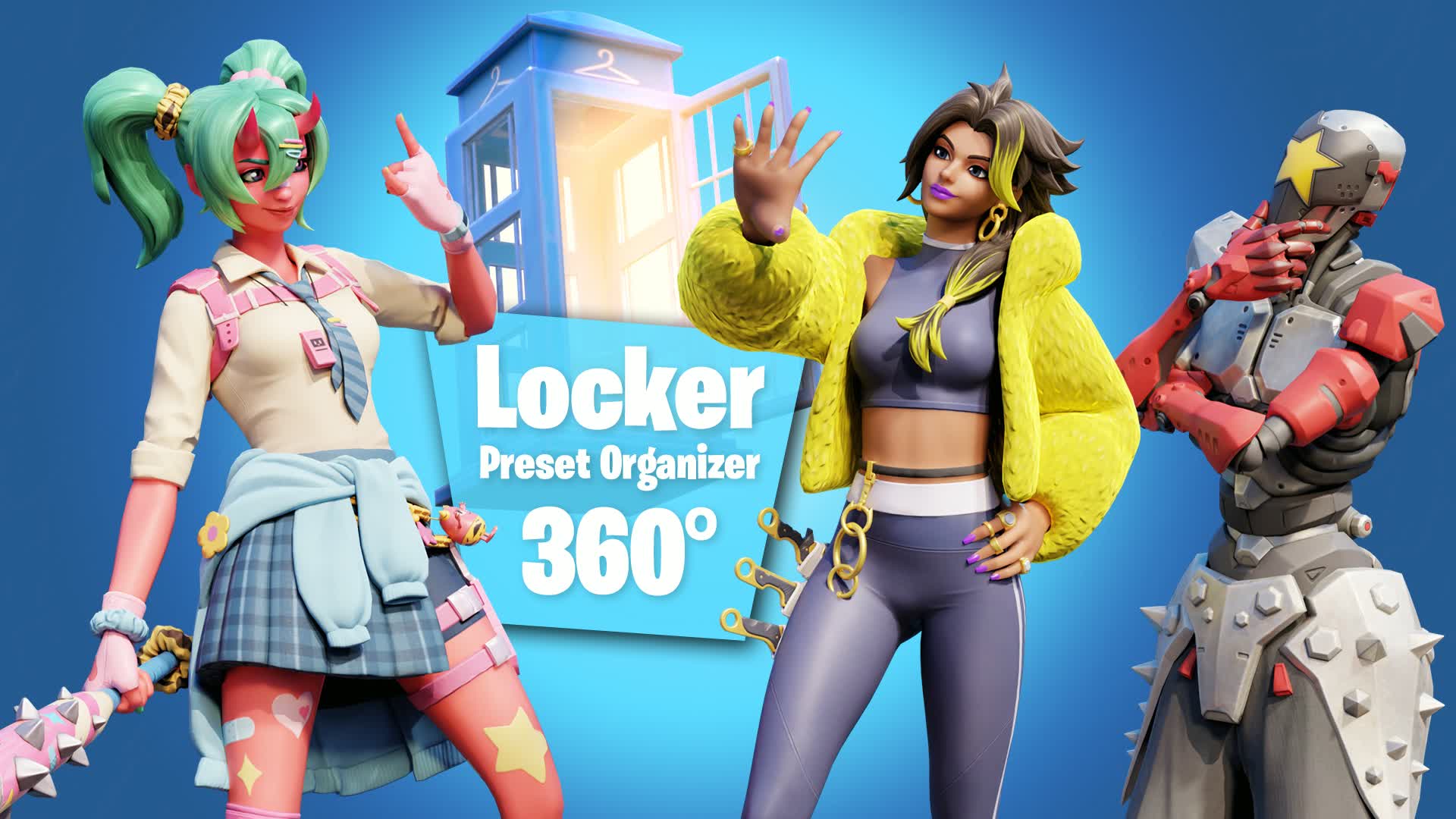 Locker Preset Organizer 360 Fashion — Fortnite Creative map