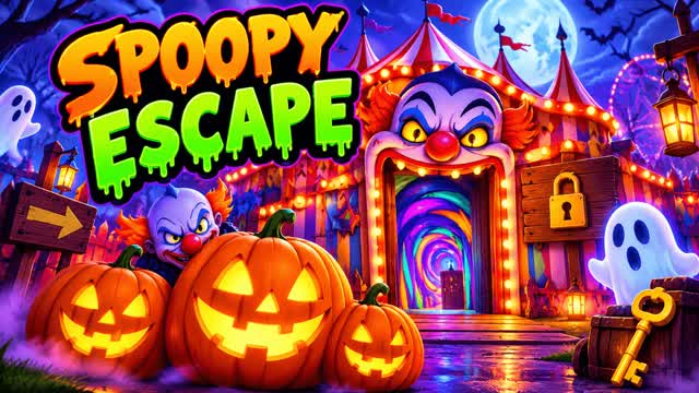 👻 SPOOKY HALLOWEEN ESCAPE ROOM — Fortnite Creative map