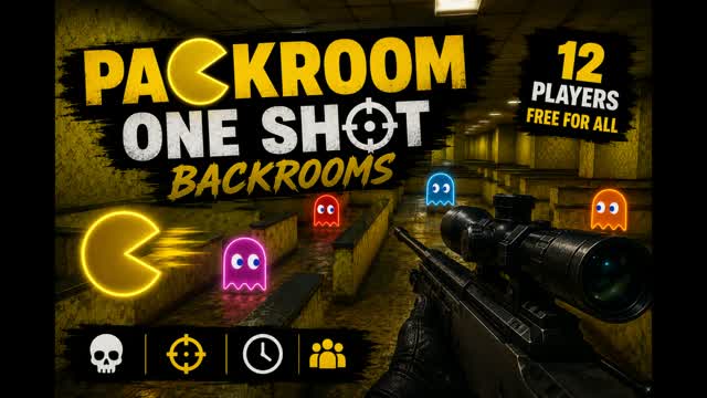 PACKROOM GUN GAME — Fortnite Creative map