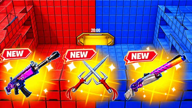 ROJO VS AZUL! 🔴🔵 — Fortnite Creative map