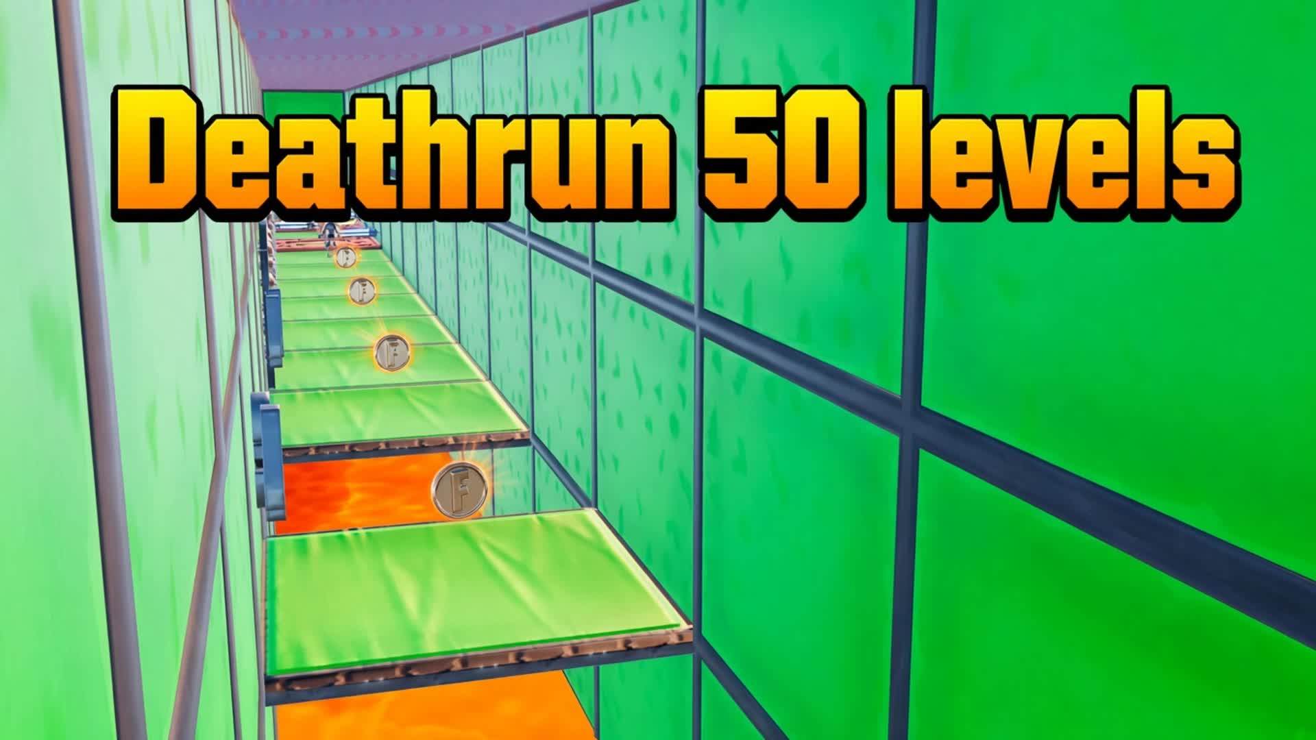 50 LEVEL DEATHRUN 🔥 — Fortnite Creative map