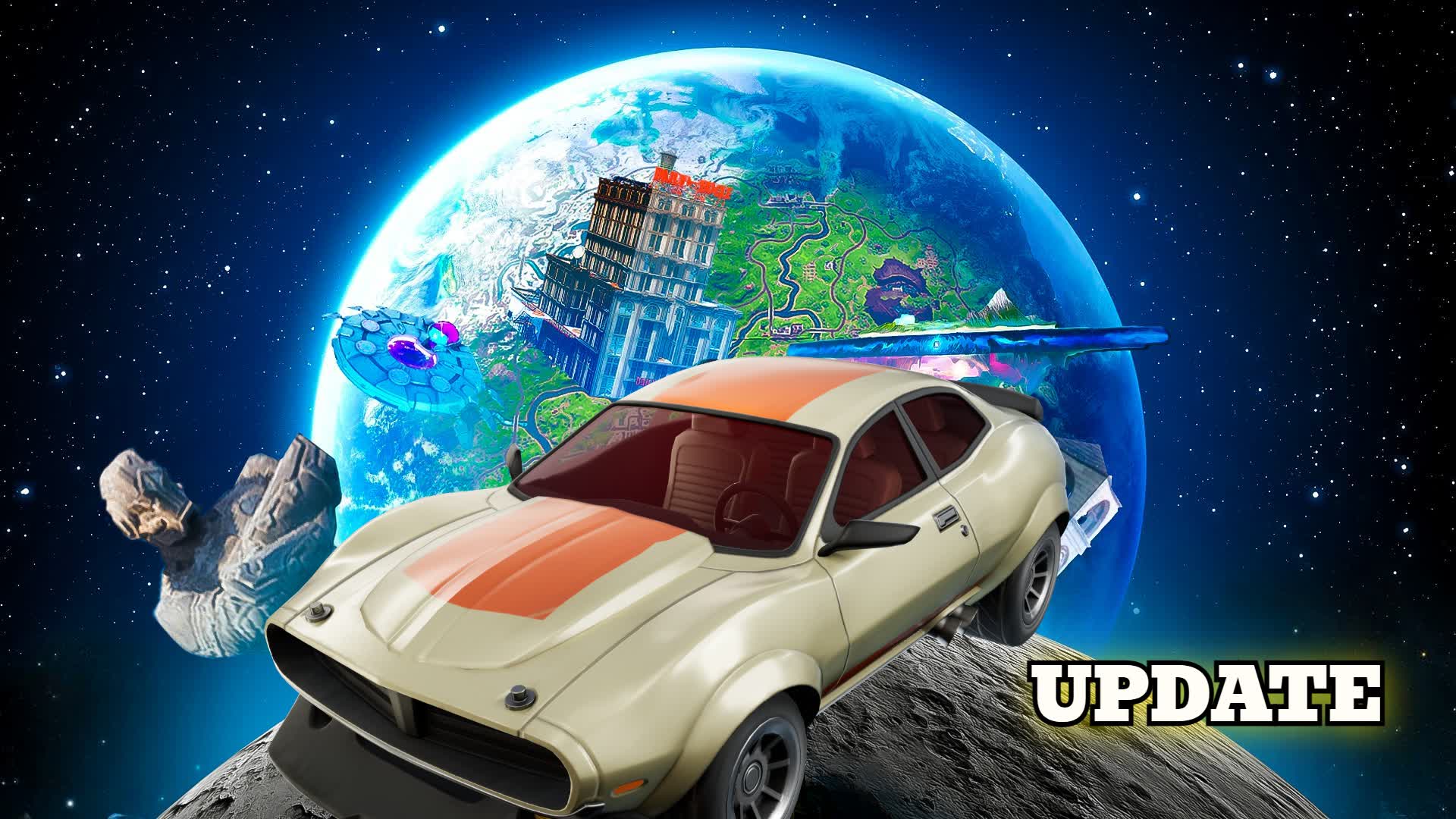Drive to the top — Fortnite Creative map