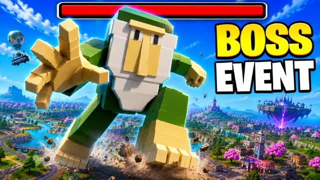 BRAINROT BOSS FIGHT EVENT — Fortnite Creative map cover art