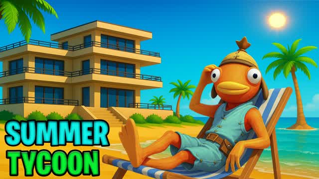 😎SUMMER TYCOON☀ — Fortnite Creative map