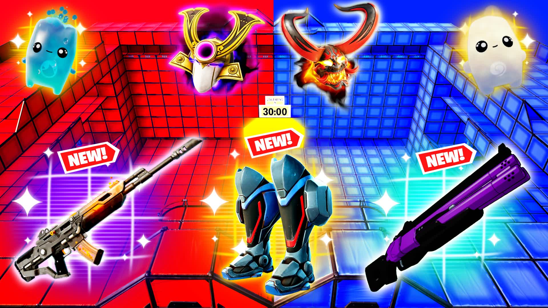 DEMON RED VS BLUE 🔴🔵 — Fortnite Creative map