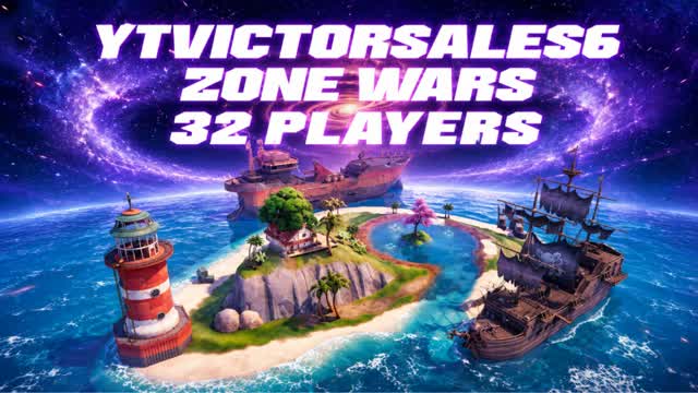 YTVICTORSALES6 ZONE WARS 32 PLAYERS — Fortnite Creative map