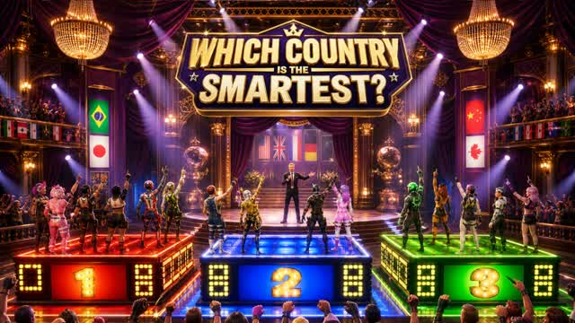 🌍 Which Country is the Smartest? 🧠 — Fortnite Creative map cover art