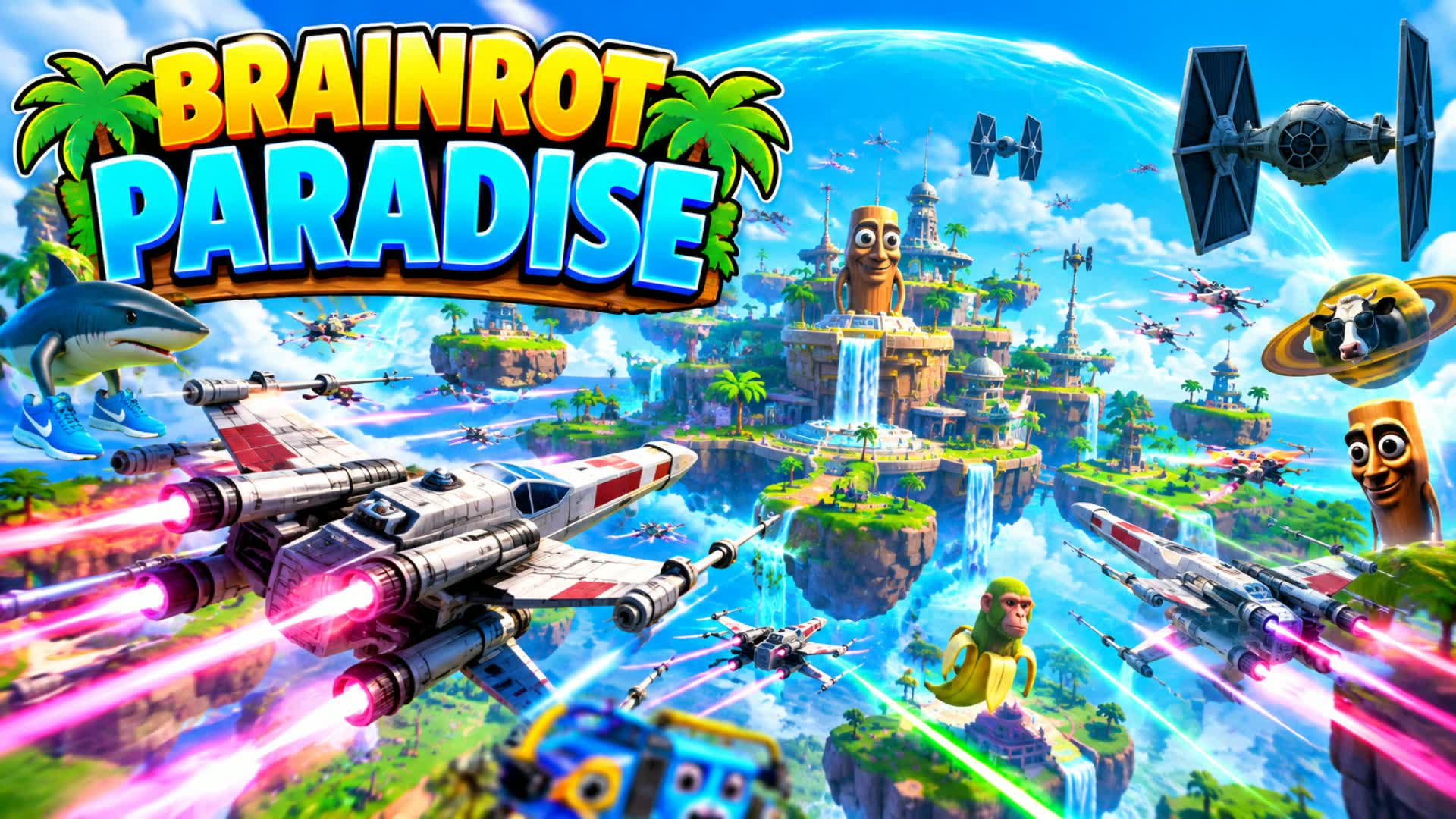 PowerParadise Brainrot — Fortnite Creative map