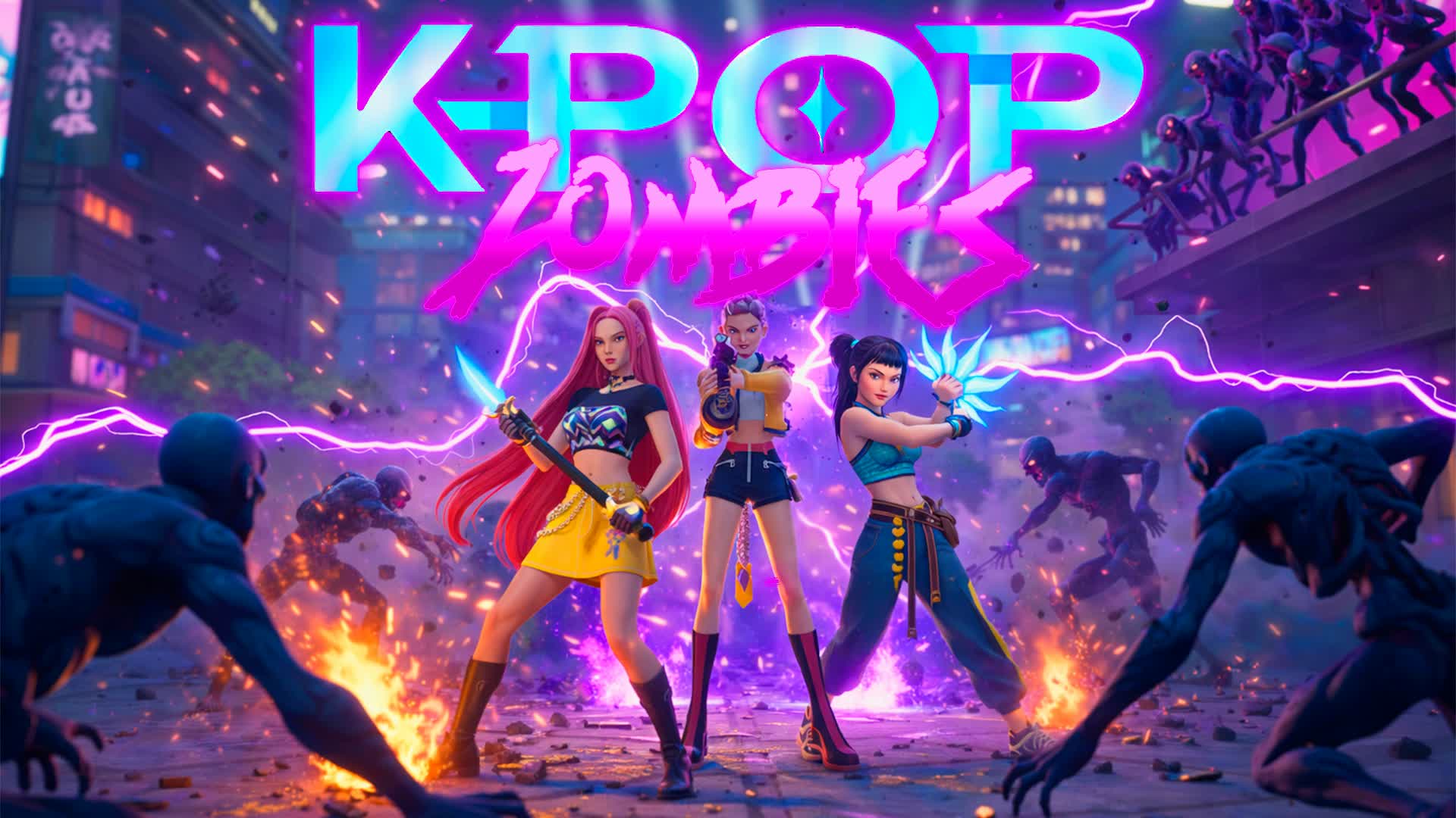 K-POP DEMON HUNTERS ZOMBIES🧟 — Fortnite Creative map
