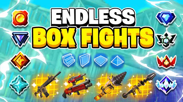 ENDLESS BOX PVP - FREE FOR ALL 📦 — Fortnite Creative map cover art