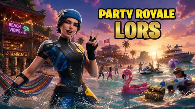 LORS PARTY ROYAL ✨ — Fortnite Creative map cover art