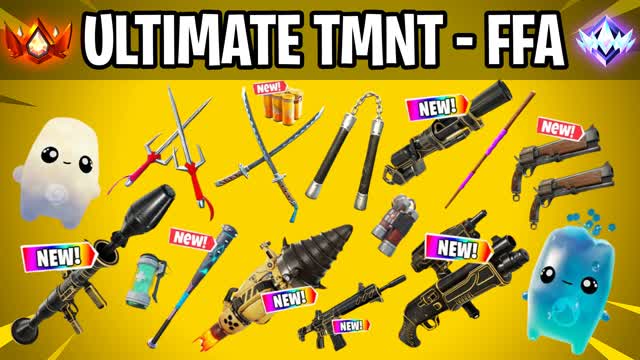 ULTIMATE TMNT FFA 🏆 — Fortnite Creative map cover art