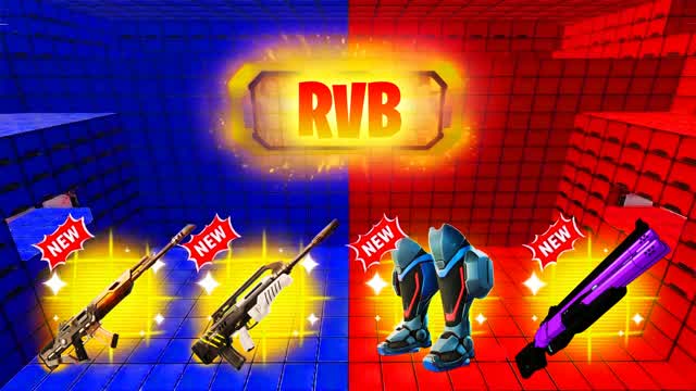 RED VS BLUE🔵RVB67🔴 — Fortnite Creative map