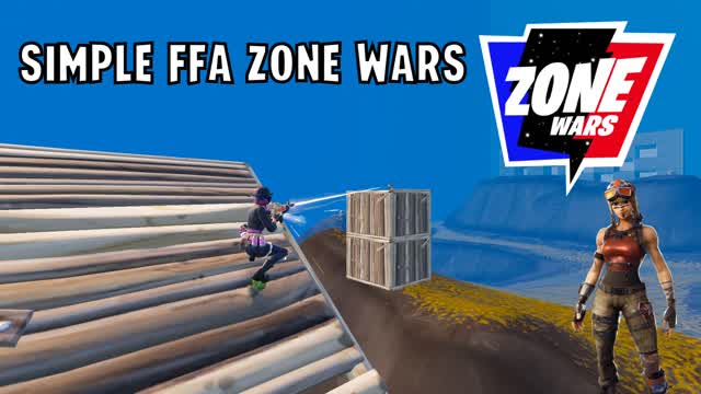 Simple FFA zone wars — Fortnite Creative map cover art