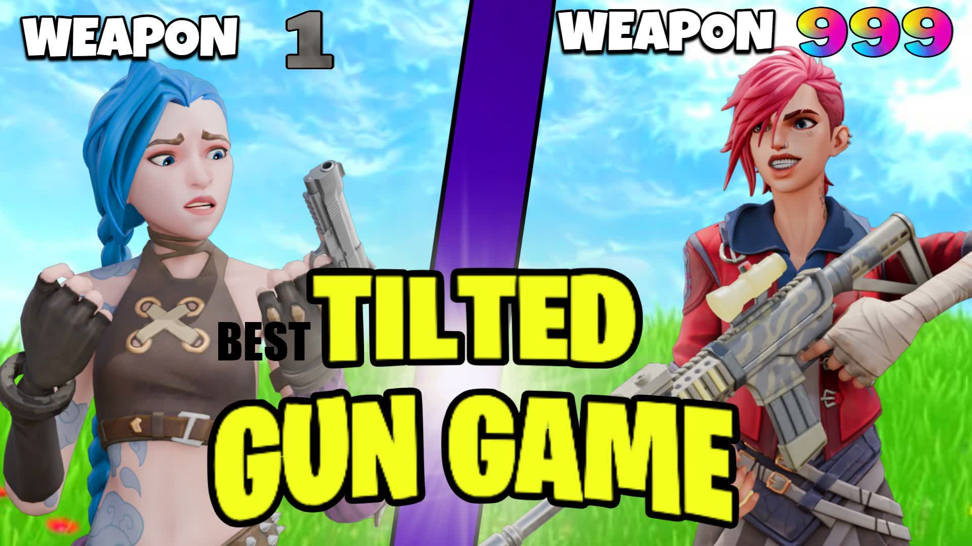 gun game — Fortnite Creative map