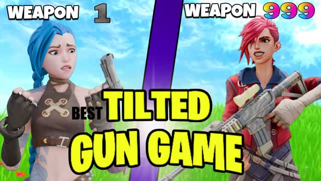 gun game — Fortnite Creative map cover art